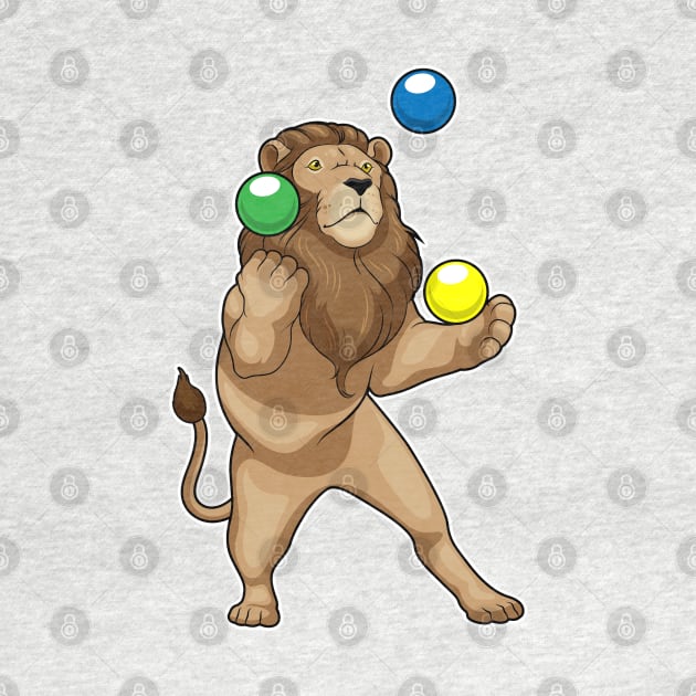 Lion Juggler Juggle by Markus Schnabel